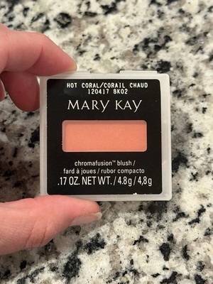 Mary Kay Chromafusion Blush   Hot Coral 120417  0.17 oz / 4.8 g   New