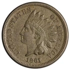 AU 1861 Indian Head Cent Really Choice Coin *JCUXCi*