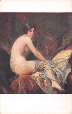 ALTE POSTKARTE AUSLÄNDISCHER GLAMOUR A.N PARIS UNGEBRAUCHT GD + V GD