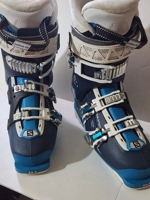 Salomon QST Pro 90 W Women s Ski Boots 24.5 Mondo Petrol Blue