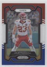 2023 Panini Prizm Red White & Blue Prizm Drue Tranquill #156 0ut