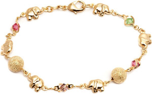 18K Gold Plated Elephant Bracelets Elephant Jewelry