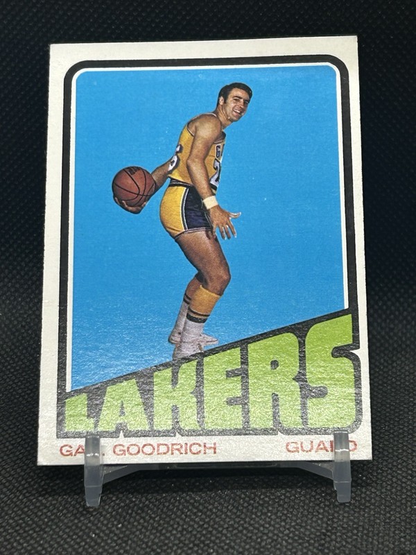 Topps Gail Goodrich Los Angeles Lakers #50 1972-73 NBA Basketball HOF 🔥🏀🔥