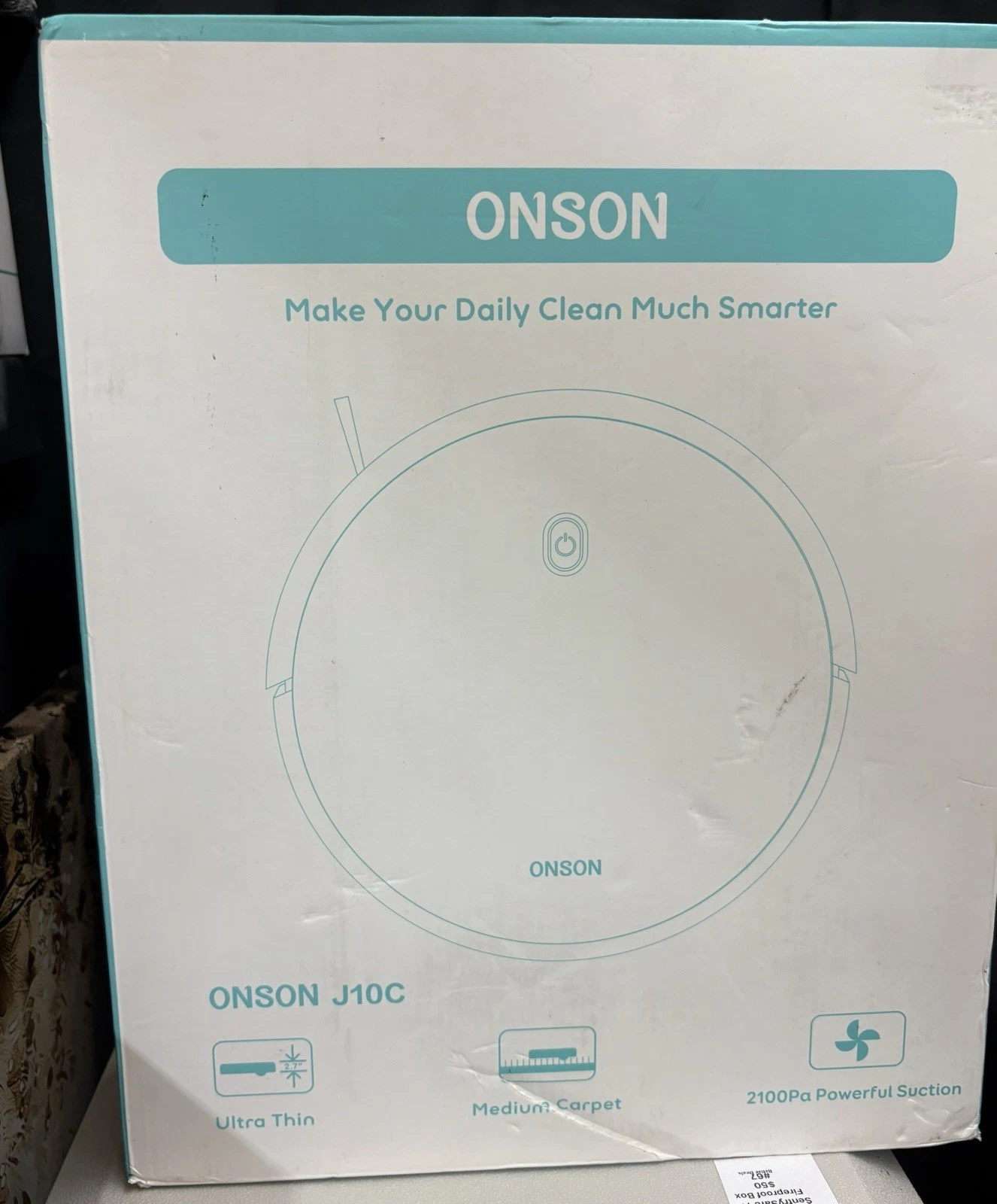 ONSON Robot Vacuum Cleaner, 2 in 1 Mop Combo for Pet Hair, Hard Floor