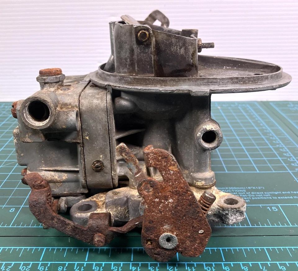 Carburador Holley vintage LISTA 2463-2 3164329 Mopar 383 2BBL Chrysler Core Foto 3 de 4