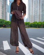 ZARA ANIMAL PRINT BALLOON TROUSERS ZW COLLECTION LEOPARD sz XS Retail price 119