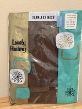 Lovely Hosiery Seamless Mesh Panti Hose Coffeetone Size 1 5  -5  2  Nylon RN14040