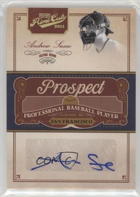 2011 Playoff Prime Cuts Century Gold 41/49 Andrew Susac #AS Auto rd4