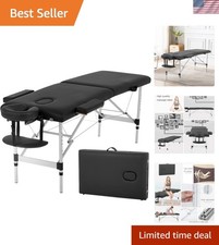 Ultra-Light Aluminum Massage Table   24" Wide, Folding  Height Adjustable