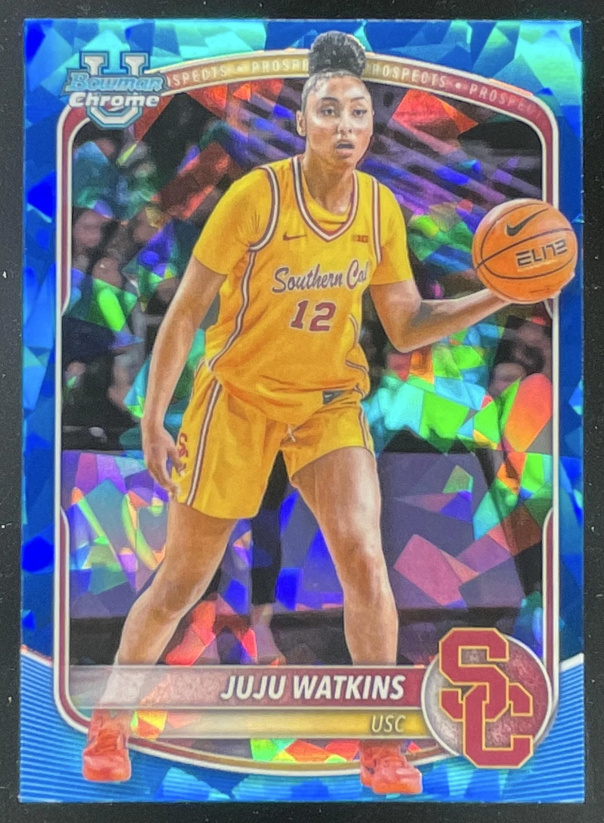 2025 Bowman Sapphire Chrome Prospects #BCP-96 Juju Watkins