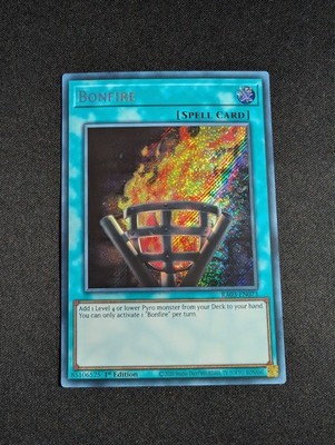 Yugioh - Bonfire RA03-EN073 1st Edition Secret Rare NM
