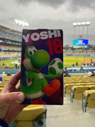2026 Yoshi LA Dodgers Super Mario Brothers SGA Bobblehead Nintendo Movie