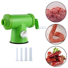 Machine à saucisses domestique efficace et robuste avec 4 tubes à farcir