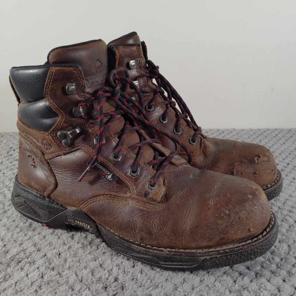Wolverine W221011 Mens HC Fuse CarbonMAX 6-Inch Work Boots Size 10.5
