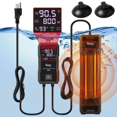 #ad #ad hygger 100W 500W 1000W Aquarium Heater Intelligent Thermostat Fish Tank Heater $41.99
