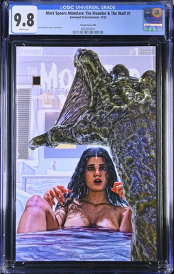 #ad Mark Spears Monsters: The Monster amp; The Wolf 1 CGC 9.8 Variant Cover A04 $49.99