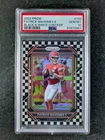 2022 Panini Prizm PATRICK MAHOMES II Black & White Checker Prizm SSP #139 PSA 10