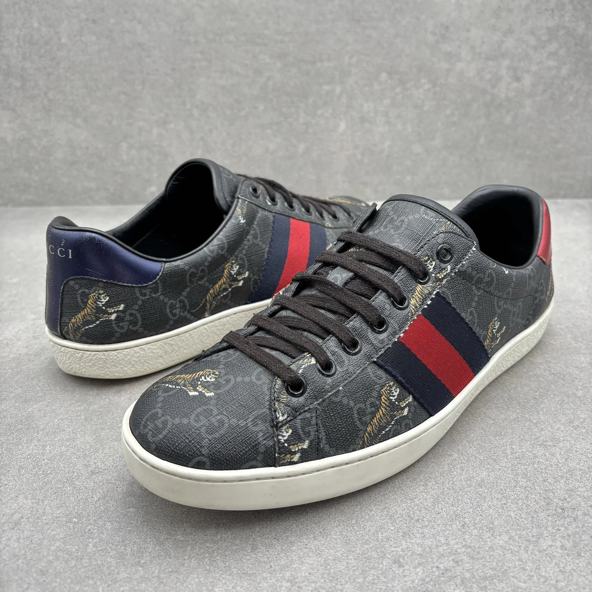Gucci Ace GG Supreme Tigers for sale | eBay