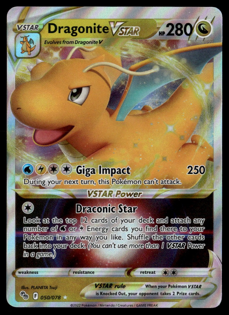 Dragonite VSTAR Pokemon GO 50/78 NM Holofoil