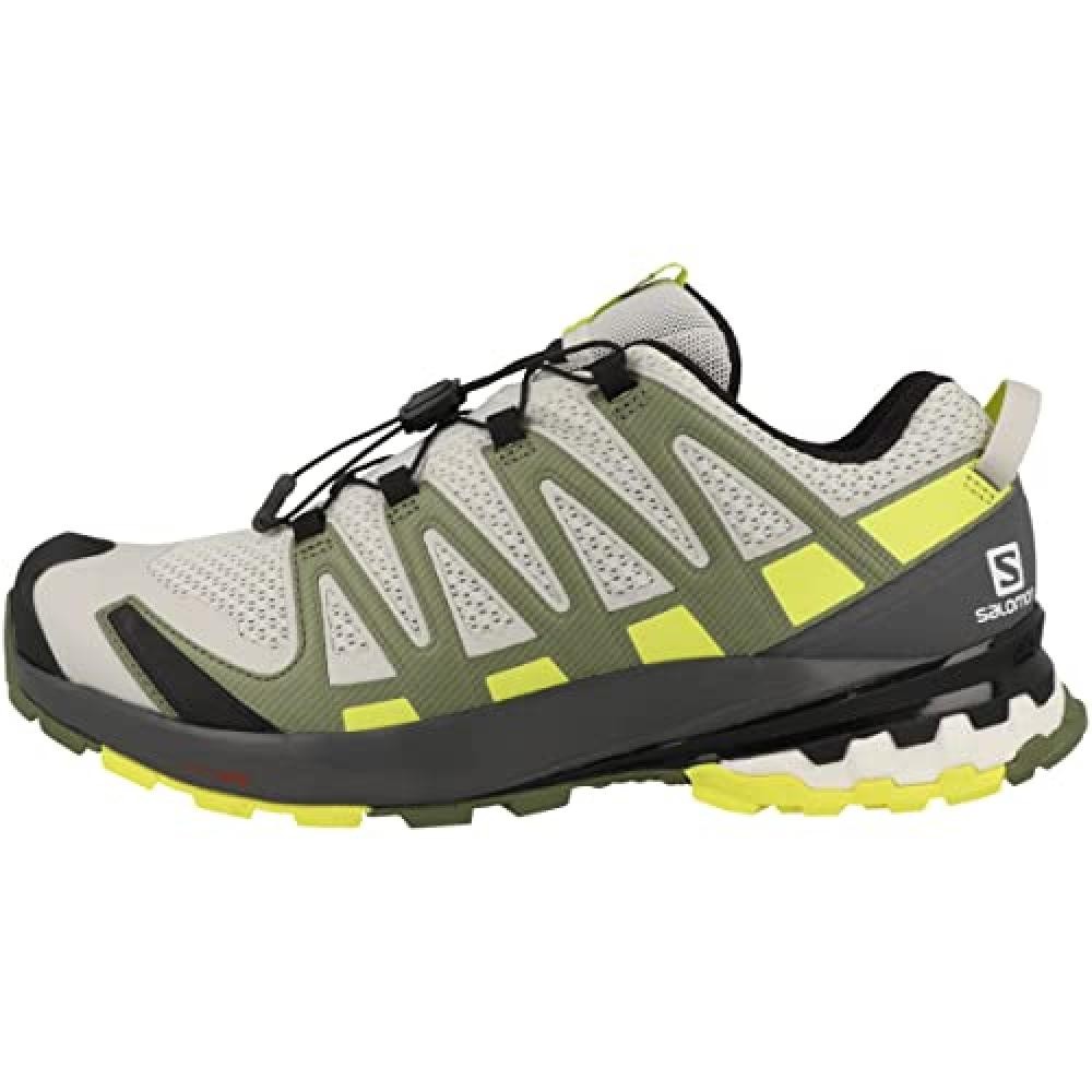 (TG. 40 2 3 EU) Salomon XA PRO 3D V8 Scarpe da Trail Running Uomo Lunar Rock E