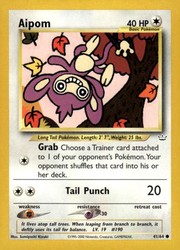 Aipom 41/64 Neo Revelation Common