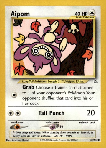 Aipom 41/64 Neo Revelation Common