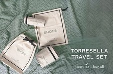 Torresella Travel Essentials Set NEW by Bag-All ($128 Retail) Eco friendly susta
