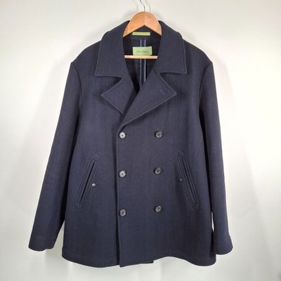Oliver Sweeney Zweireiher Baumwollmantel Herren M Navy Smart Jacke Tartan