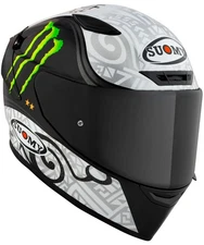 Suomy Track-1 Bagnaia Monster Winter Test Motorcycle Helmet White/Black