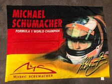 Michael Schumacher Fahne Formel 1 Stofffahne 140x100cm 90er Jahre