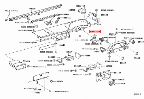 Genuine Toyota LandCruiser FJ45 FJ43 FJ42 FJ40 Steering Column Mounting Grommet - Picture 15 of 20