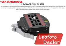 Leofoto LR-60 Lever Release Clamp with QP-70N QR Plate