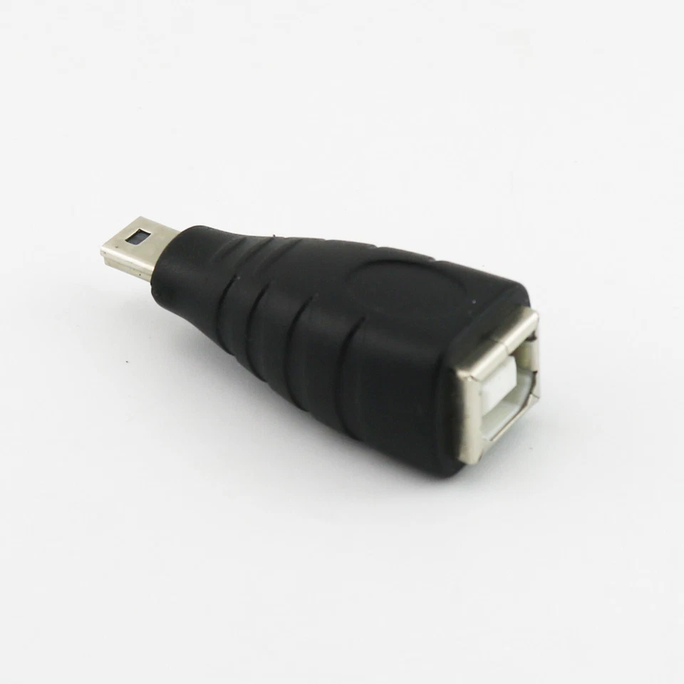 10x USB 2.0 Type B Printer Female To Mini USB 5 Pin Male Plug Adapter Convertor - Image 4 of 4
