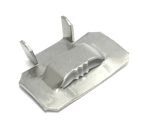 Ear-Lokt Buckle 201 Stainless Steel 1/2" Width - 100/Box - 第 1/5 張圖片