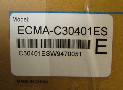 DELTA ECMA C30401ES .1 KW .90 Amp 110V AC Servo Motor 3000 r/min 