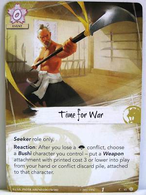 Legend of the Five Rings LCG - 1x #015 Time for War - Tears of Amaterasu