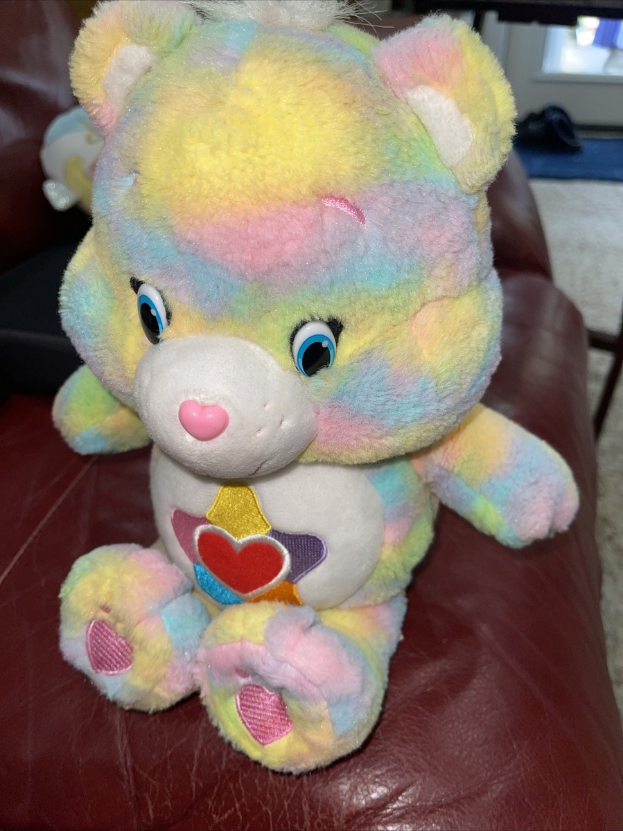 2016 Care Bear Just Play True Heart Tye Dye Rainbow Pastel 13