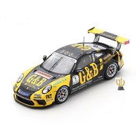 1:43 Spark S8509 Porsche 911 GT3 Cup, Scandinavia Champion 2021, Sundahl #1