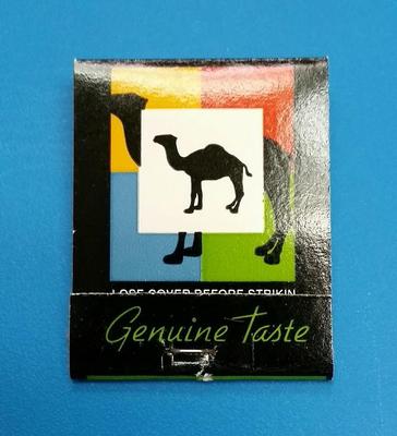 キャメル TOMO365様 VINTAGE CAMEL CIGARETTES with CAMEL - GENUINE TASTE MATCHBOOK
