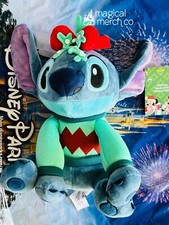 Disney Parks Christmas Lilo Stitch Holiday Stitch Plush Toy 14" NEW