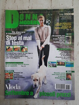 Moderne Frau Gr.36 Jahr 1997 Kopfschmerzstopp Mode September kleine Preise