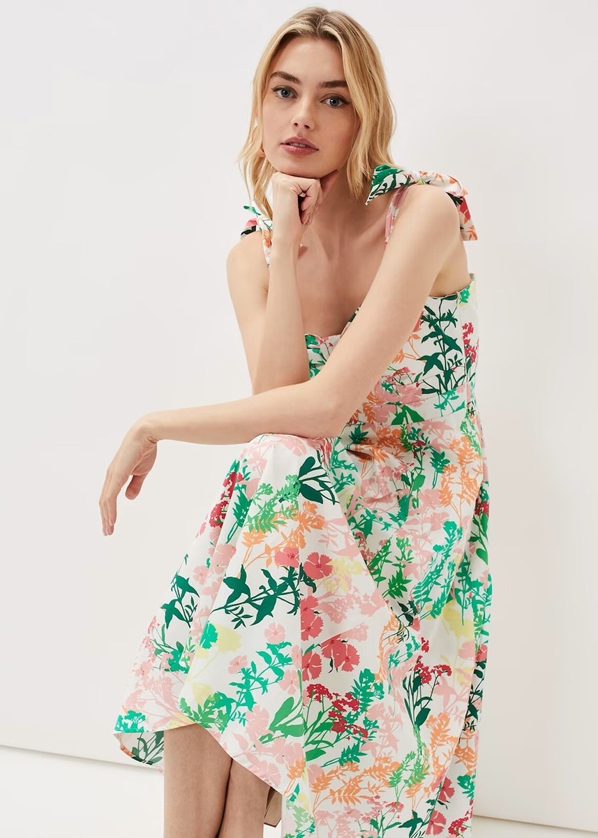 Women's Phase Eight Joyce Printed Fit Flare Dress UK 12 UK