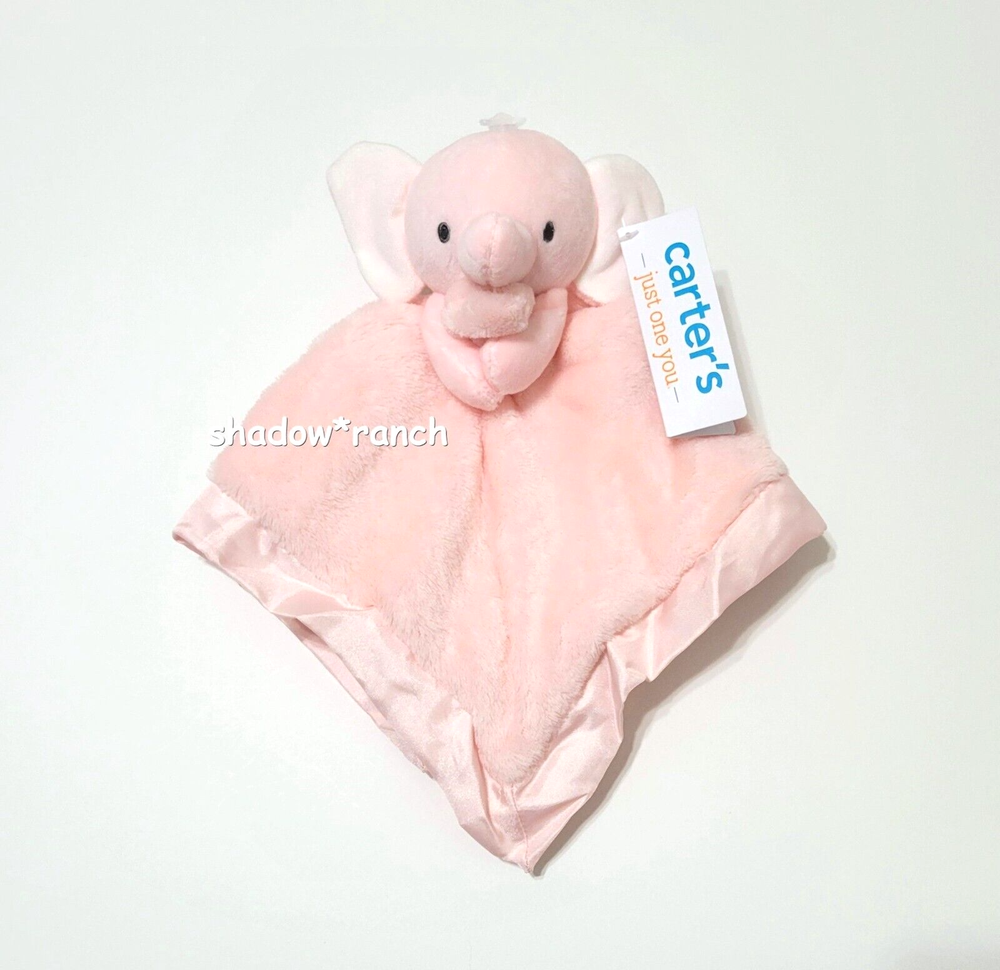Carters Just One You Elephant White Pink Dot Security Blanket Target Lovey 68345