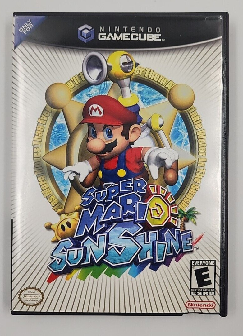 Super Mario Sunshine (Nintendo GameCube, 2002) Complete Tested