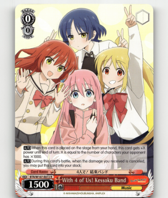 Weiss With 4 of Us! Kessoku Band - BOCCHI THE ROCK! | eBay