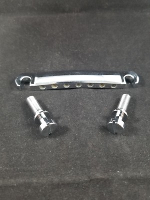 Gibson Chrome Tailpiece 7-string w/Studs Cleaned HW09