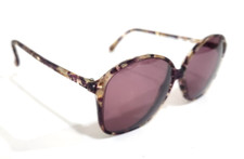 Vintage Ashley Stewart AS09 81 Brown Purple Oval Sunglasses FRAMES ONLY USA