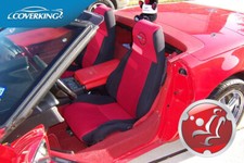 Coverking Cr-grade Neoprene Tailored Seat Covers For Chevy Corvette C4 With Logo