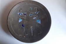 LARGE 32CM EGYPTIAN DECORATIVE WALL PLATE