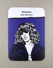1 x card of Rock Band music artist Joey Ramone - Ramones - AO6